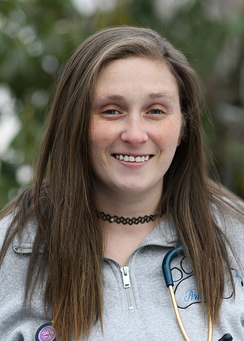 Arielle, veterinary team member at Milford Animal Hospital in Milford, PA